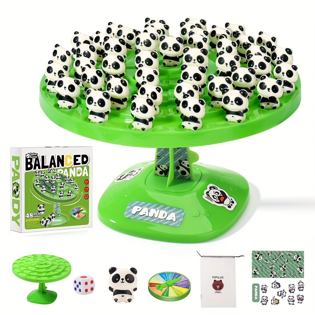 Panda Balance Tree Puzzle Toy for Kids