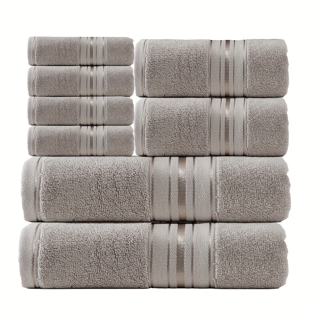 Stylish 8-Piece Bath Towel Set