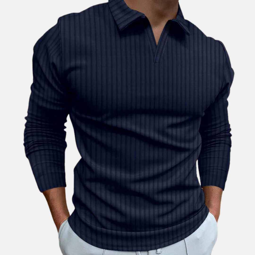 Men's Long Sleeve Polo Shirt