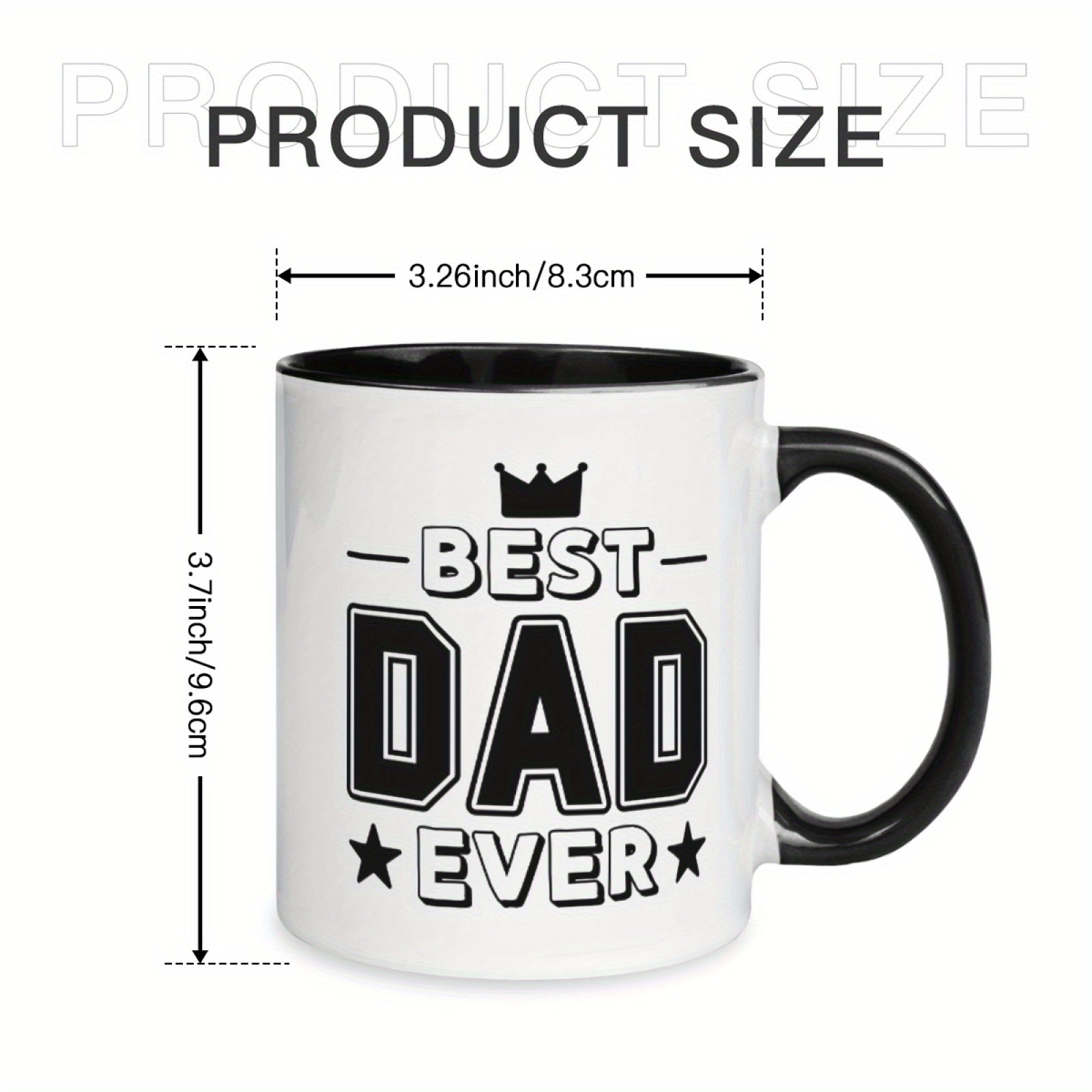 Best Dad Ever Ceramic Coffee Mug