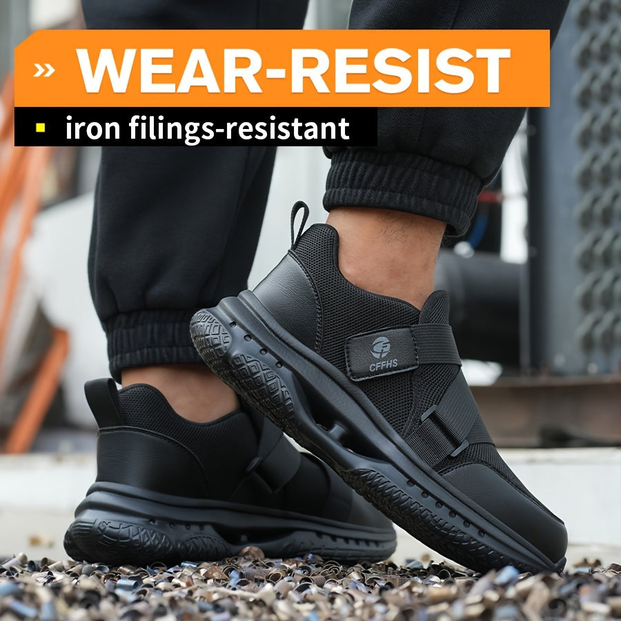 Minimalist All-Season Industrial and Construction Safety Shoes with Steel Toe