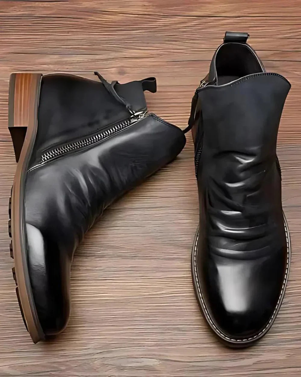 Fritz Boots with Side Zipper