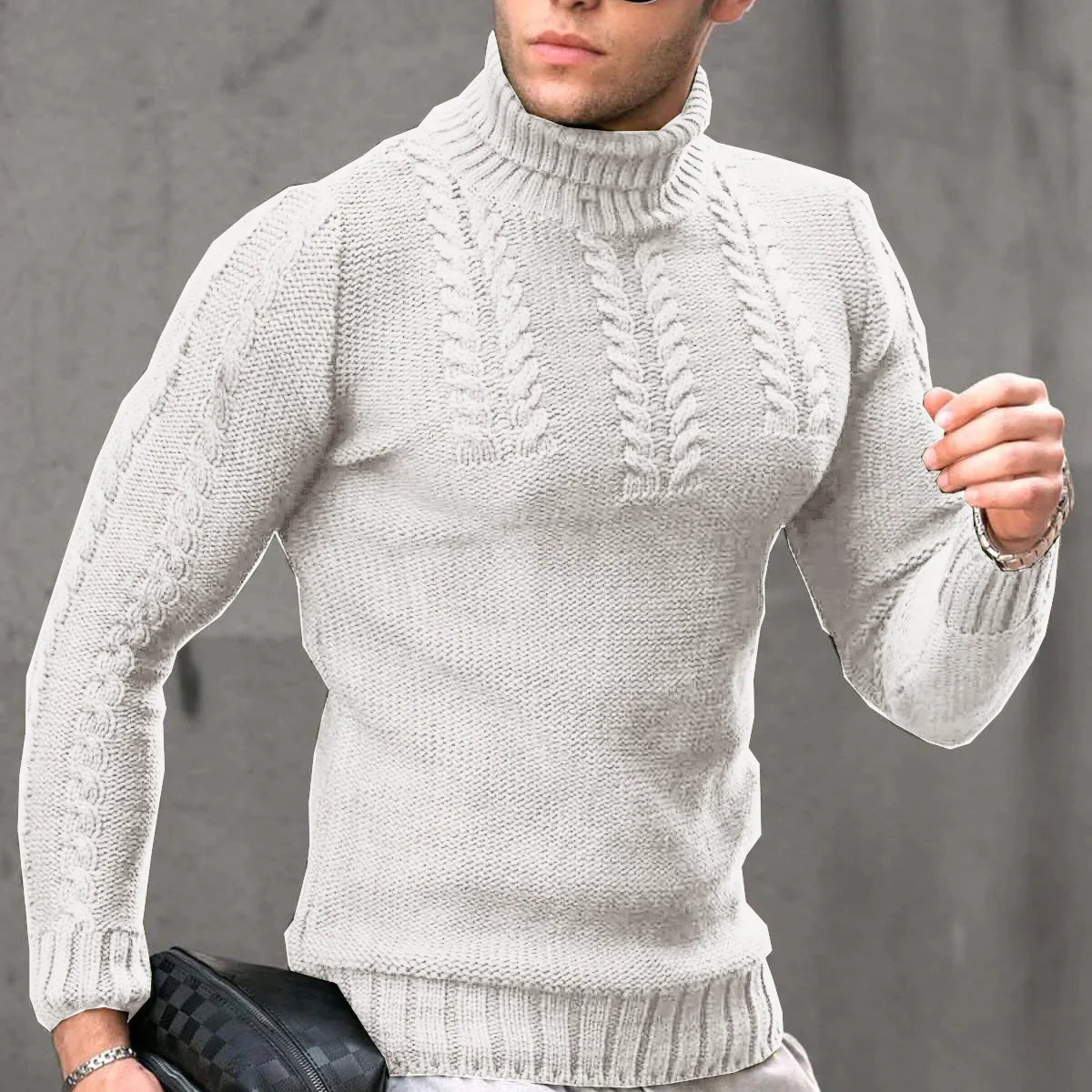 Stylish Turtleneck Sweater for Men
