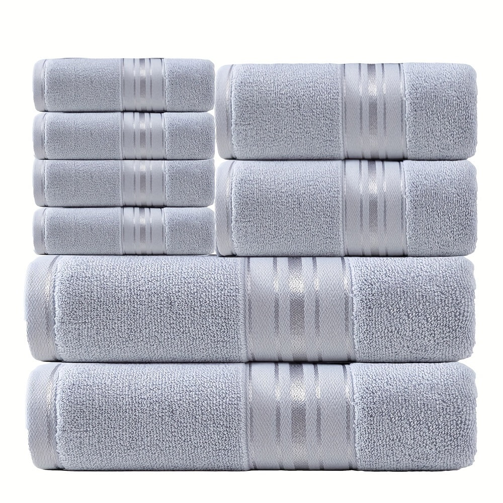Stylish 8-Piece Bath Towel Set