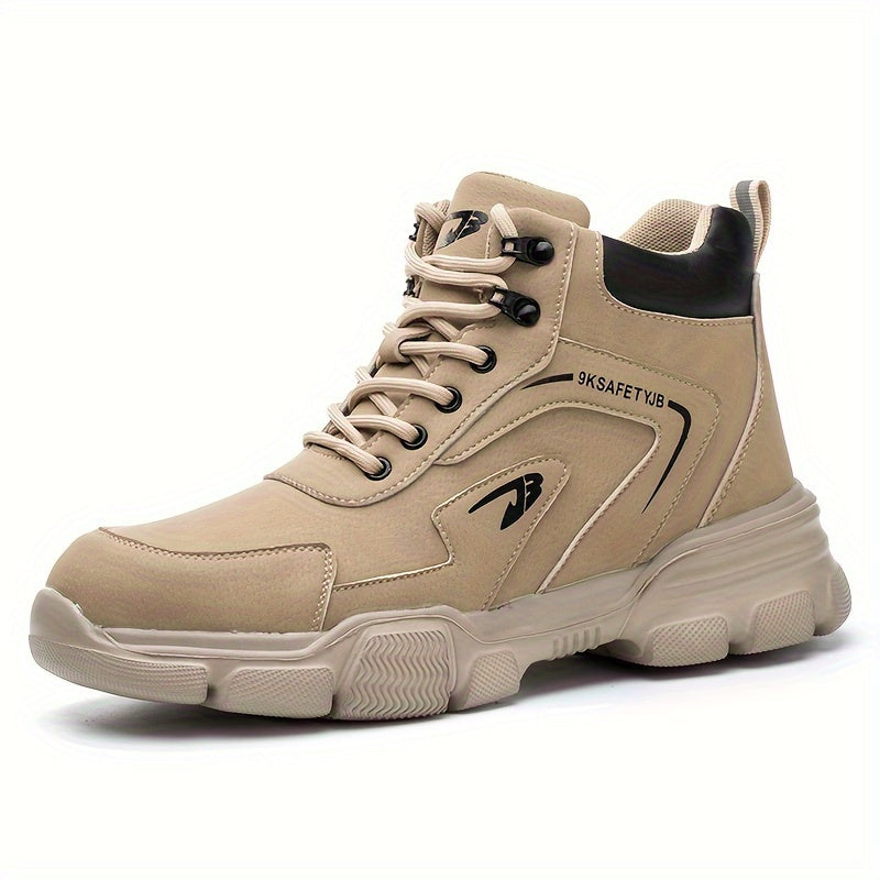 Classic Steel Toe Safety Shoes with Puncture-Resistant Sole