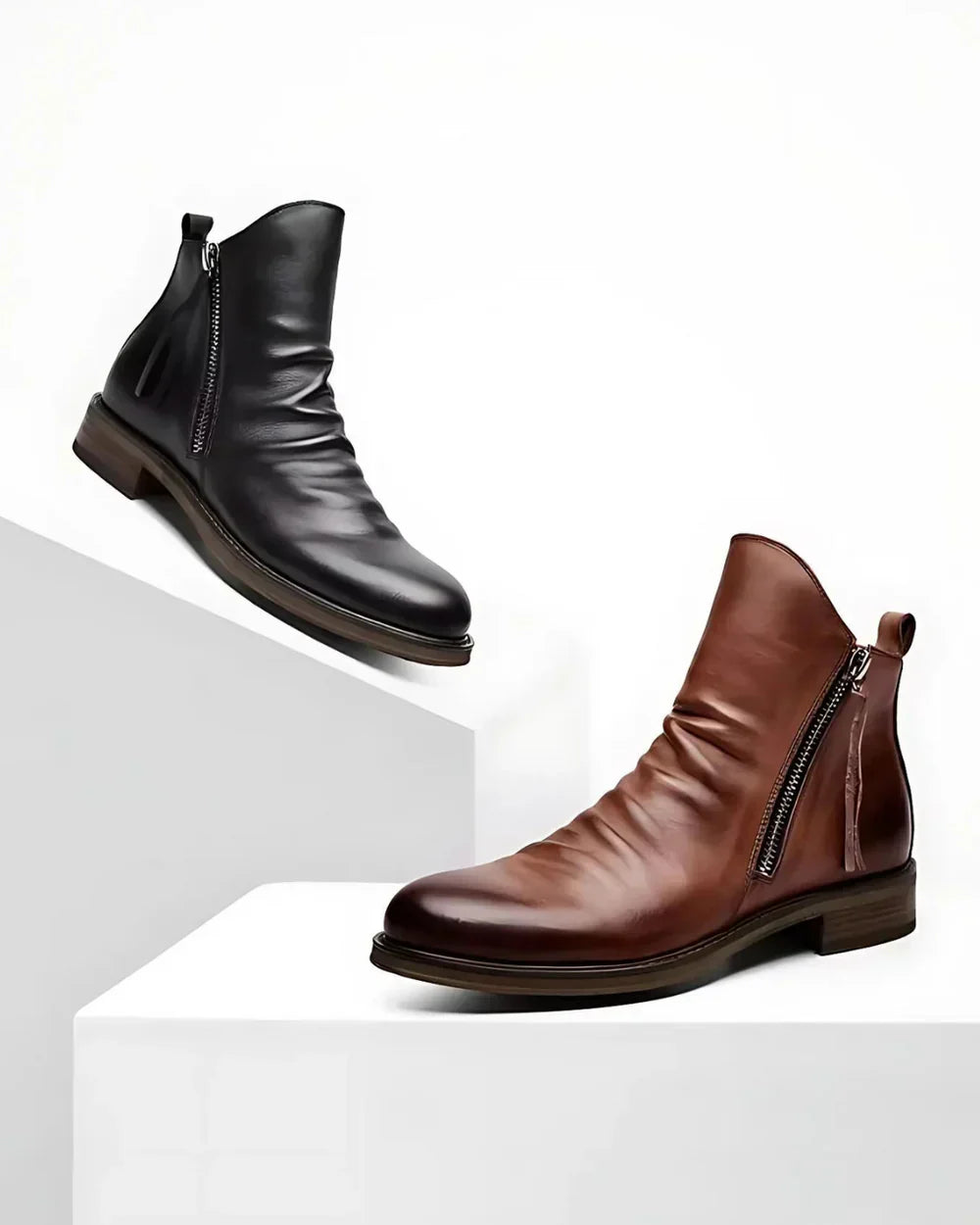 Fritz Boots with Side Zipper