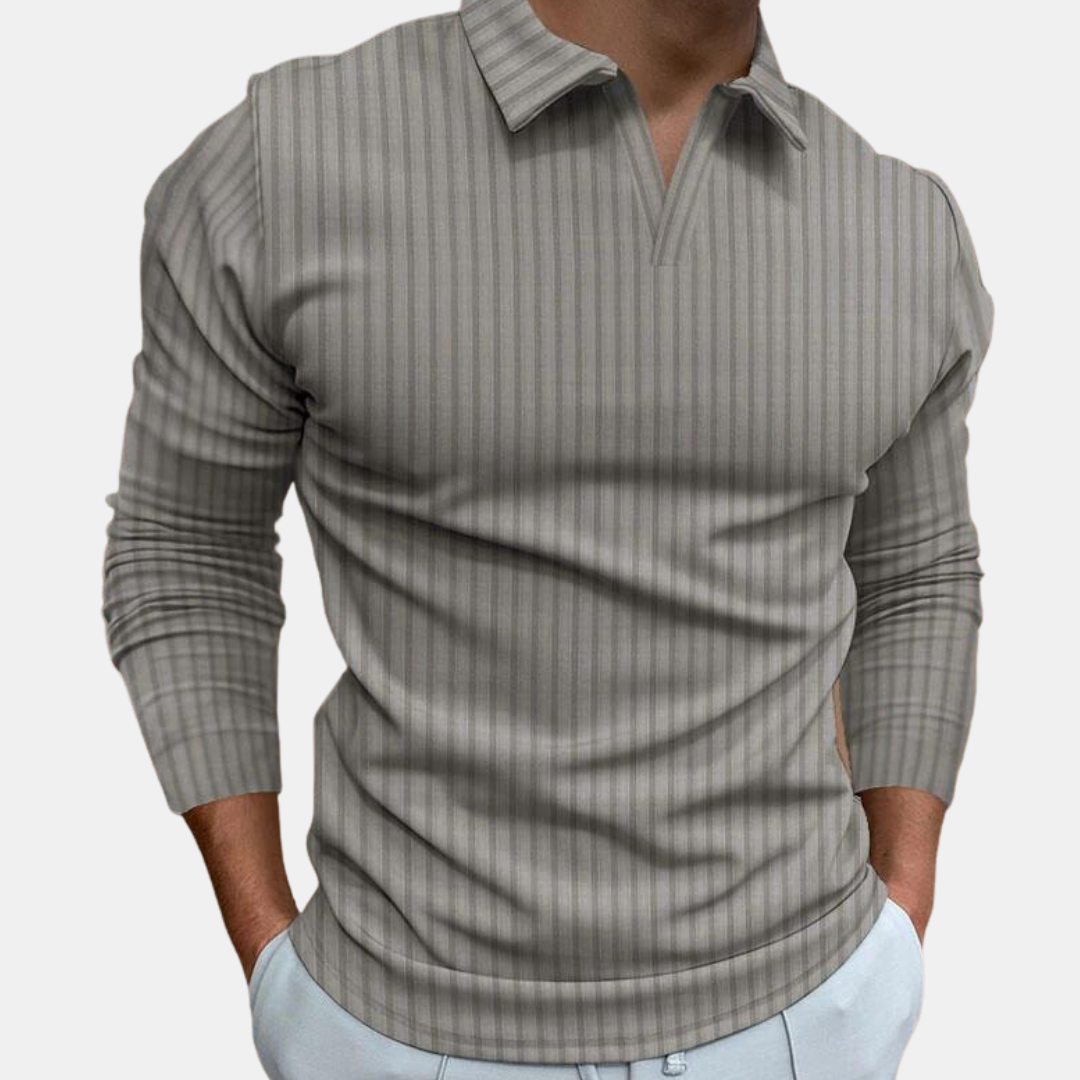 Men's Long Sleeve Polo Shirt