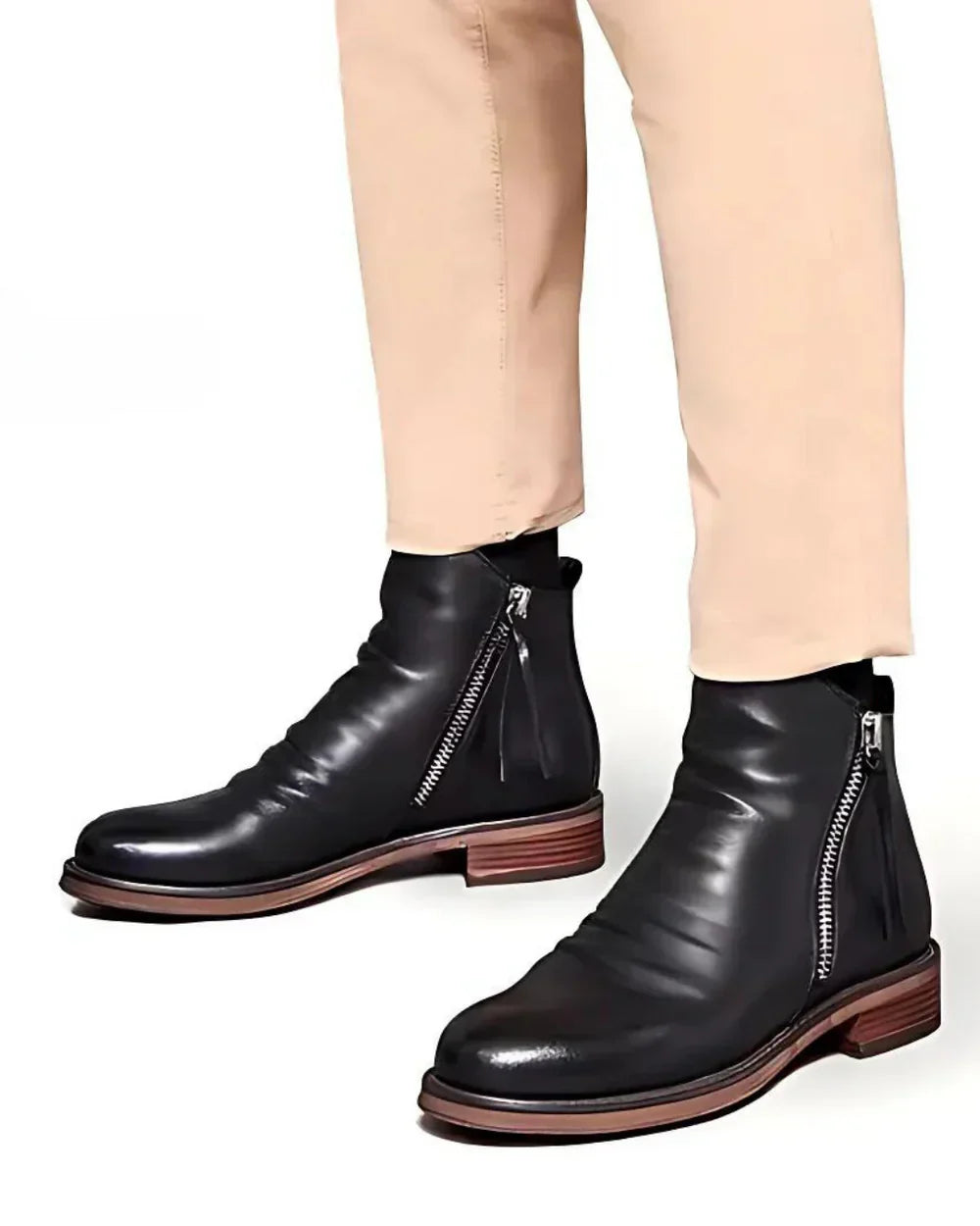 Fritz Boots with Side Zipper