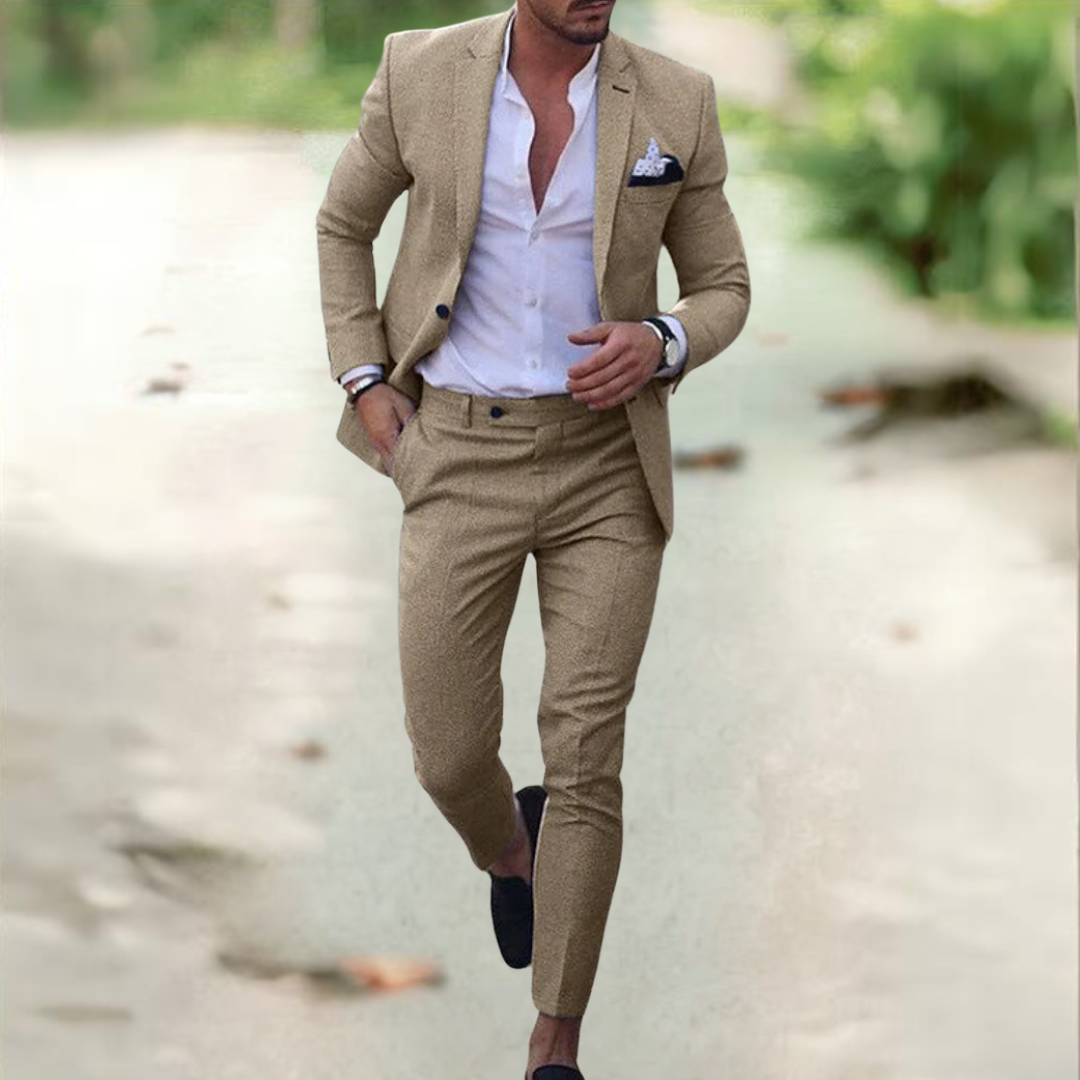 Elegant Men's Suit (Jacket + Pants)