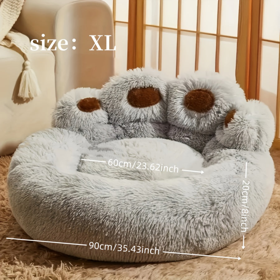 Washable Plush Calming Dog Bed