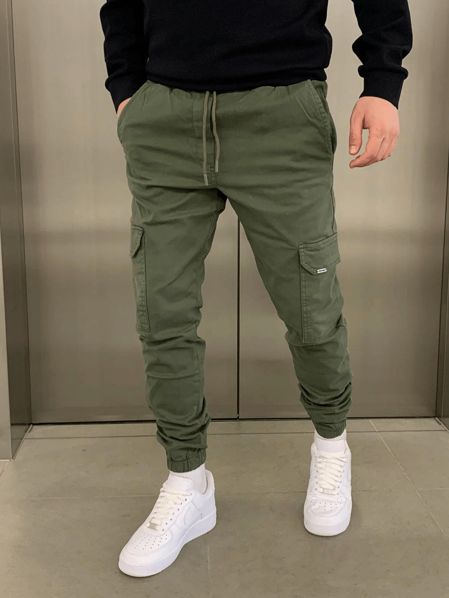 Men's Casual Cargo Joggers