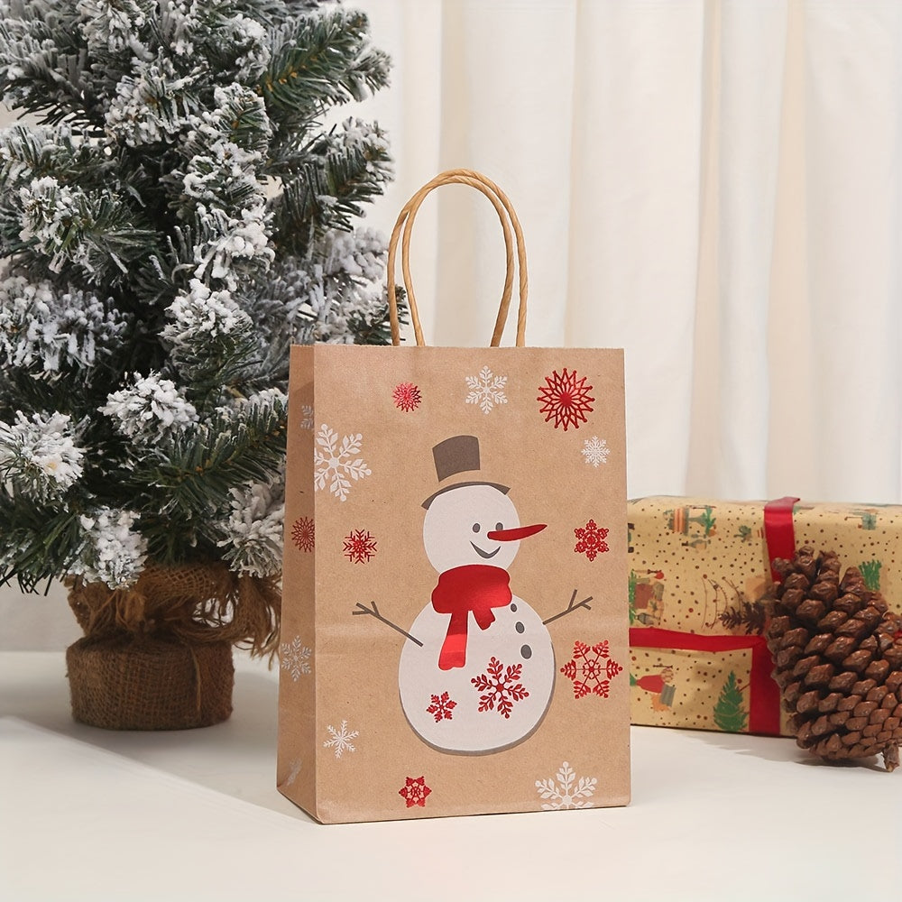 Festive Christmas Gift Bags, 24-Pack