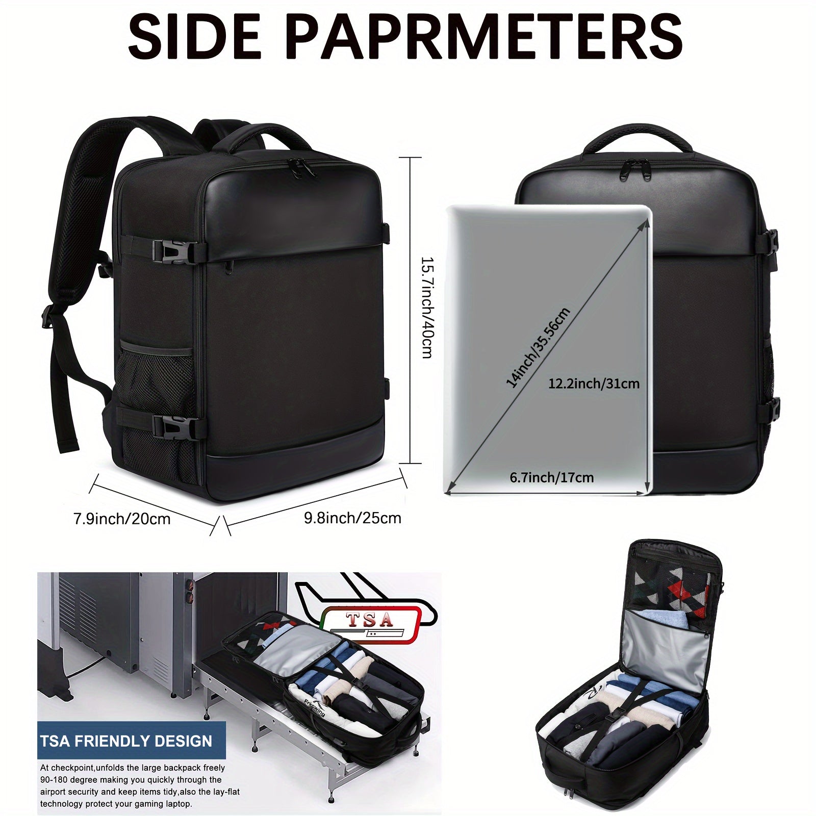 Small Travel Bag Multifunctional Backpack for Business Trips and Day Trips