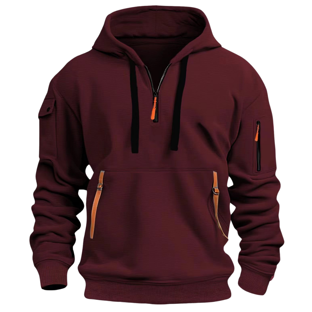 Women's Hoodie with Multiple Pockets