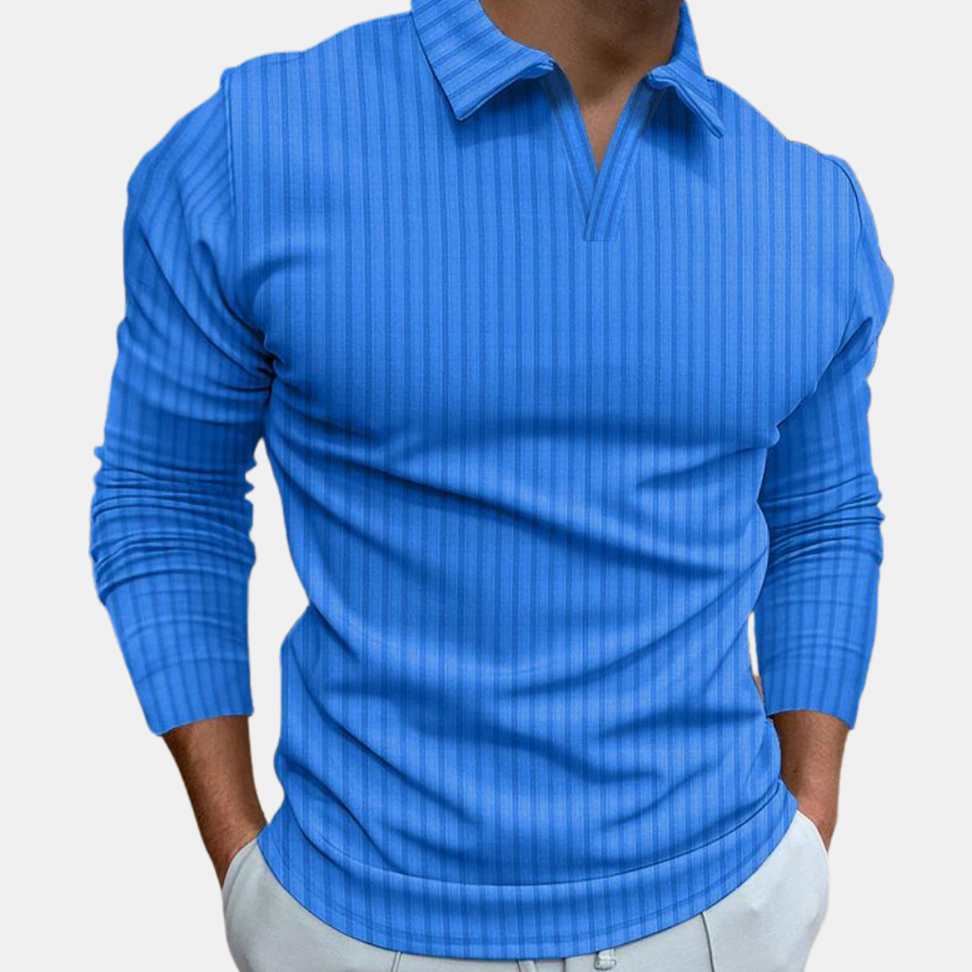 Men's Long Sleeve Polo Shirt