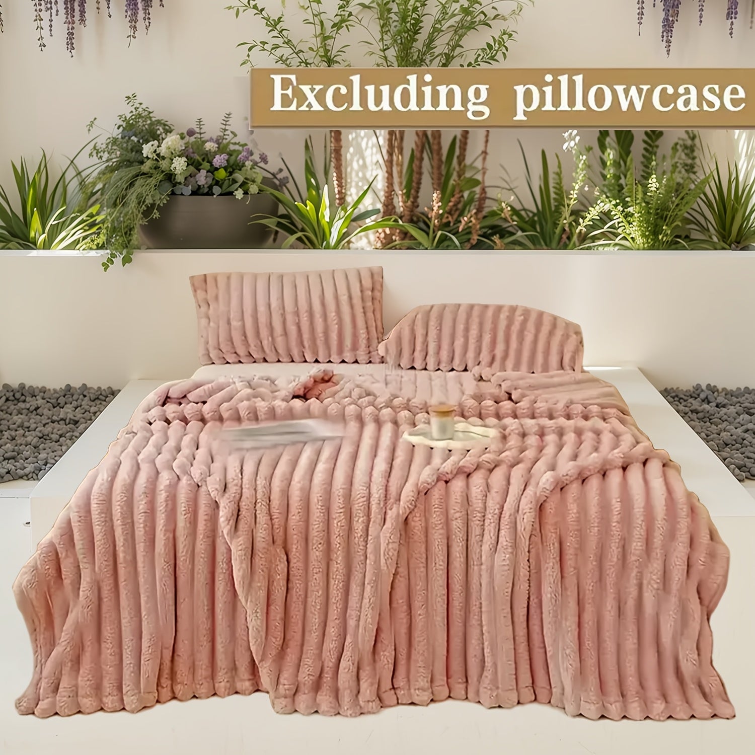 Versatile Faux Rabbit Fur Blanket