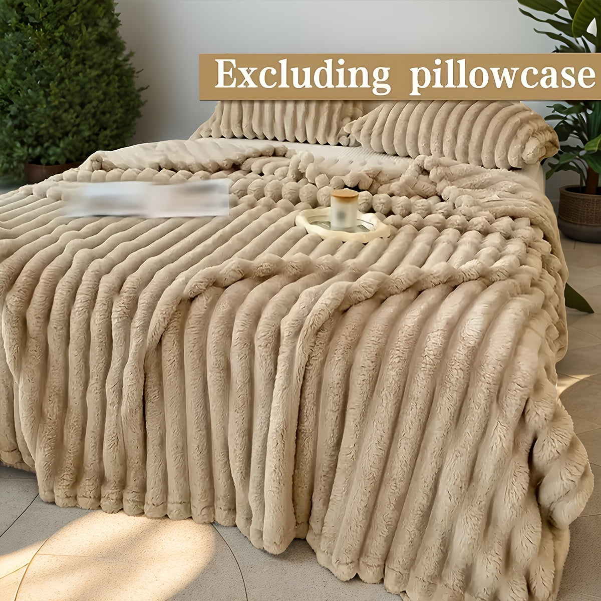 Versatile Faux Rabbit Fur Blanket