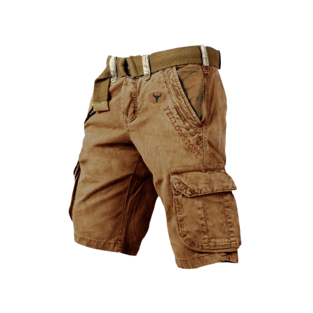 Yellow Stone - Men's Shorts with Pockets