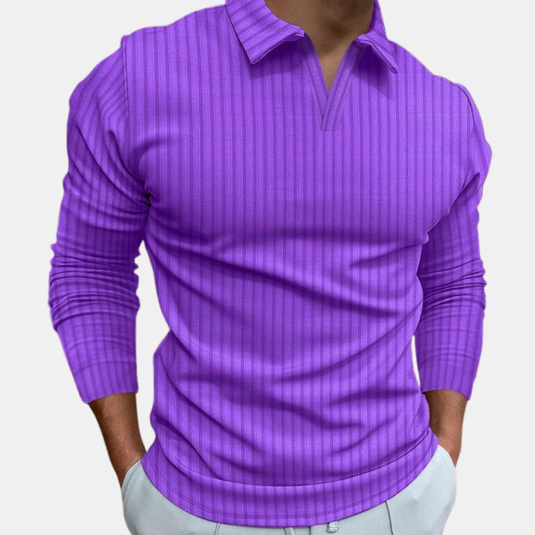 Men's Long Sleeve Polo Shirt