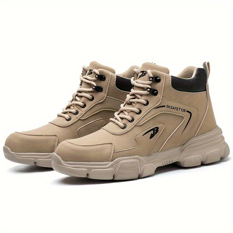 Classic Steel Toe Safety Shoes with Puncture-Resistant Sole