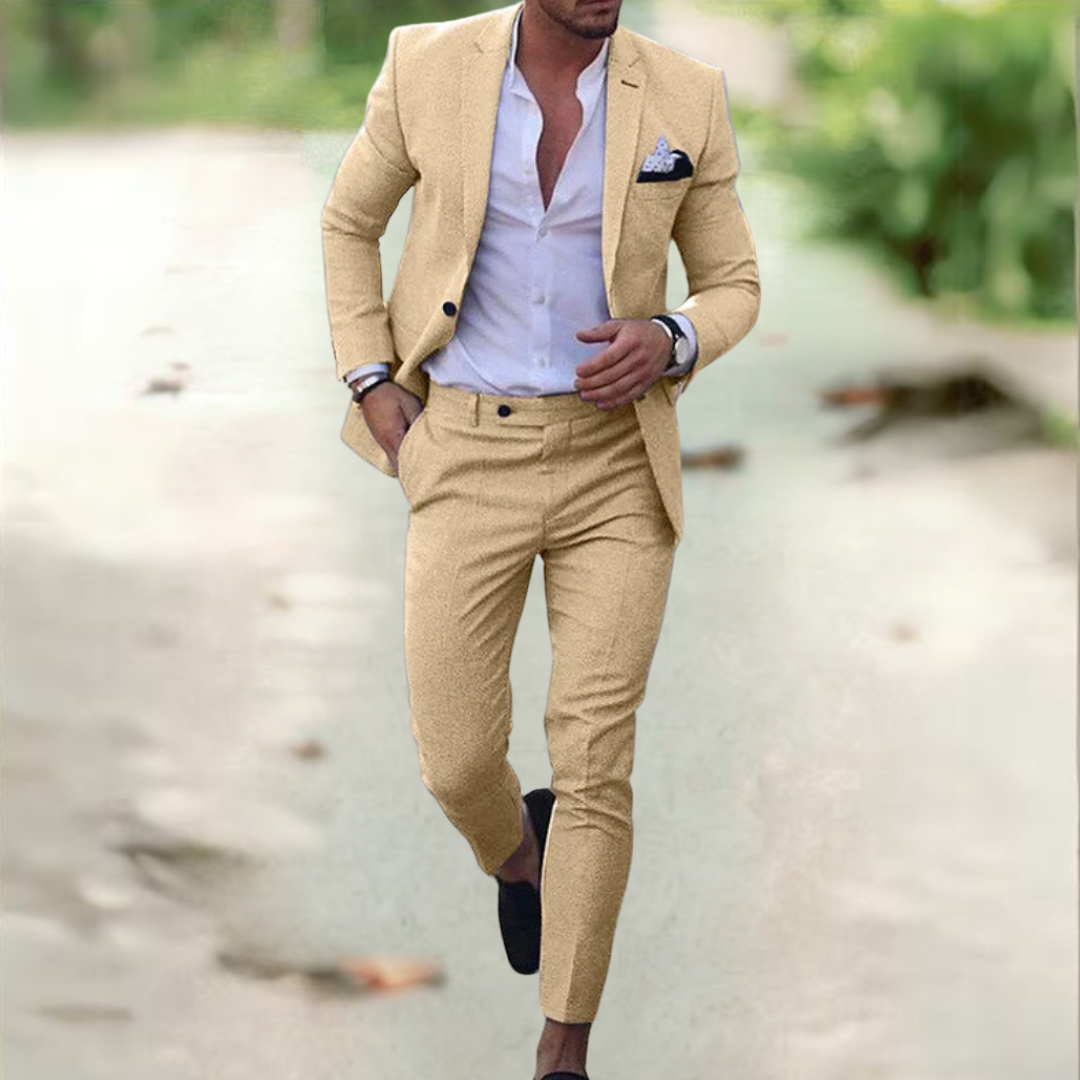 Elegant Men's Suit (Jacket + Pants)