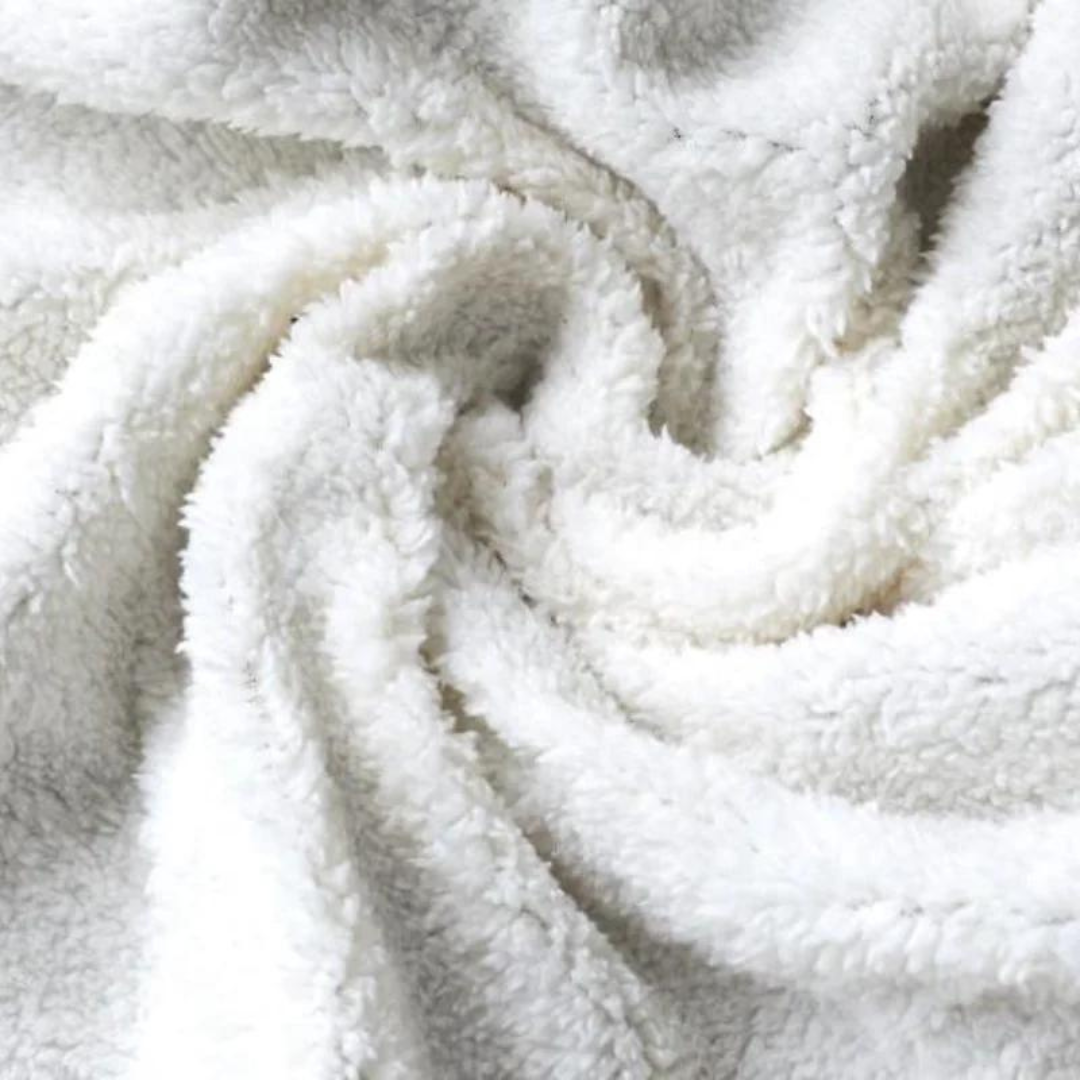 Cozy Fleece Cardigan with Elegant Shawl Collar