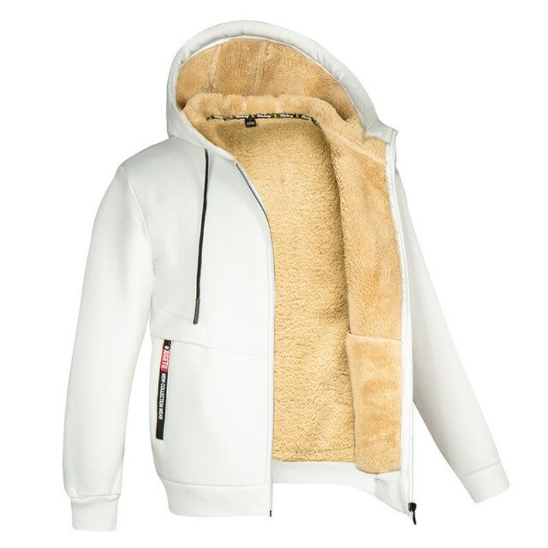 Christer Classic Winter Hooded Fleece Jacket
