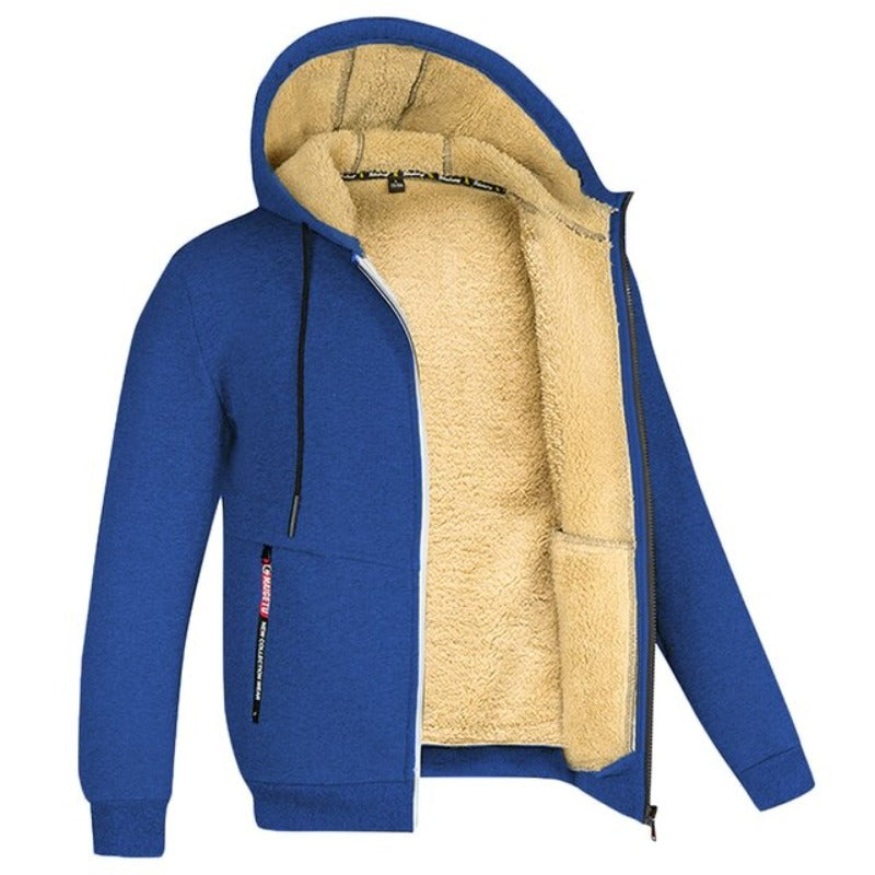 Christer Classic Winter Hooded Fleece Jacket
