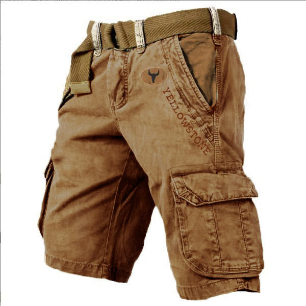 Yellow Stone - Men's Shorts with Pockets