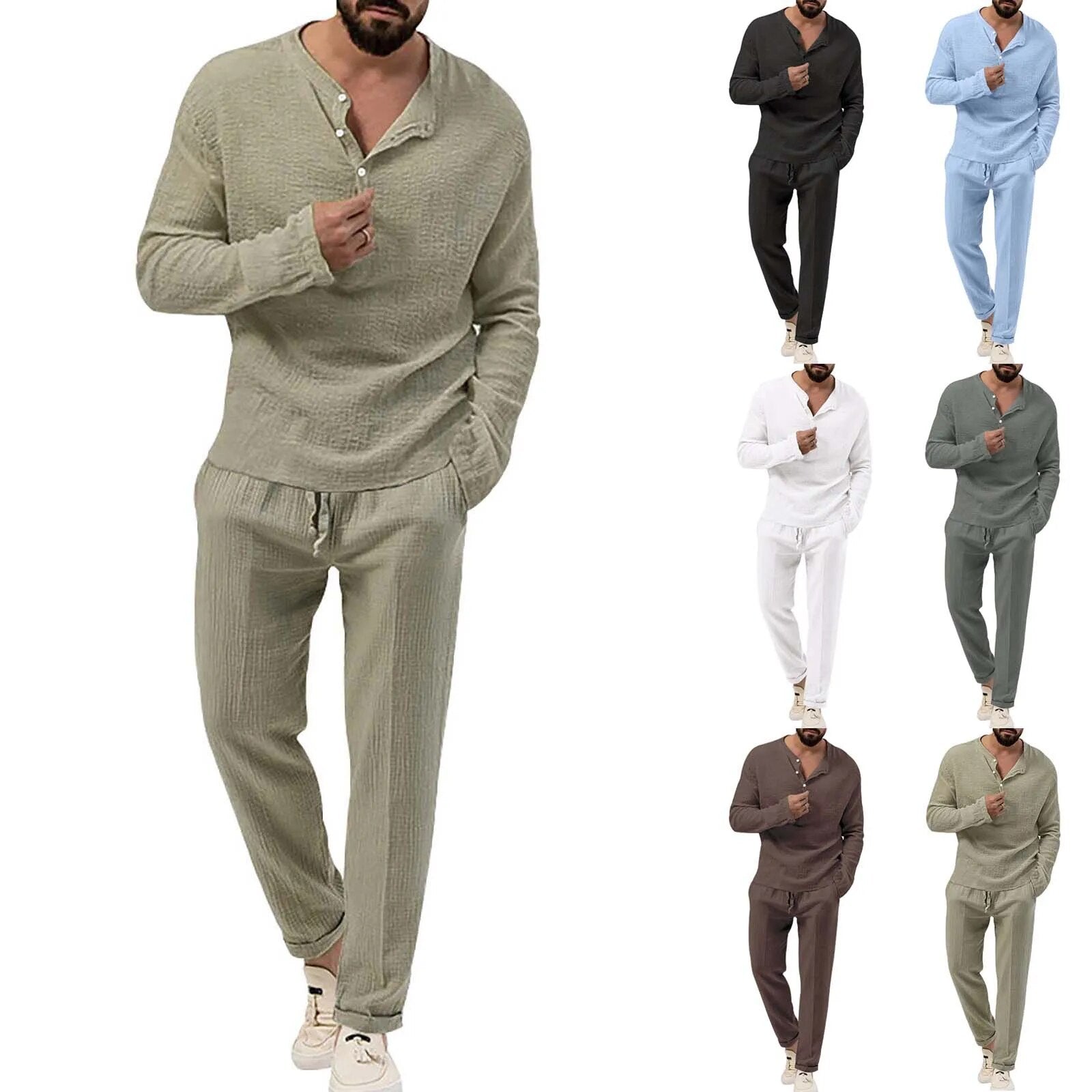 Men's Casual Two-Piece Set