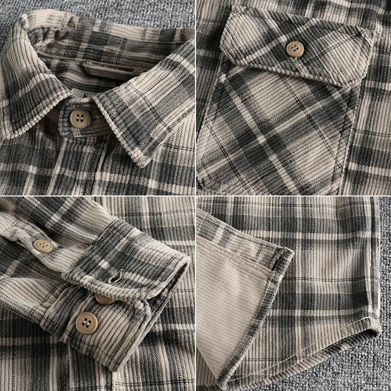 Emil Retro Shirt with Plaid Pattern