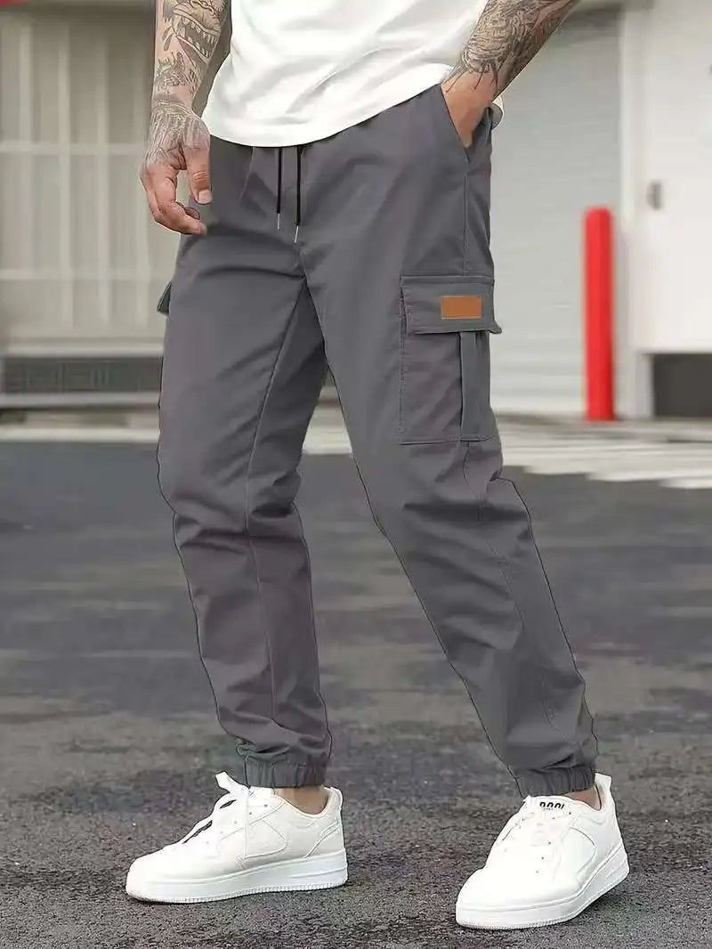 Men's Casual Joggers with Drawstring