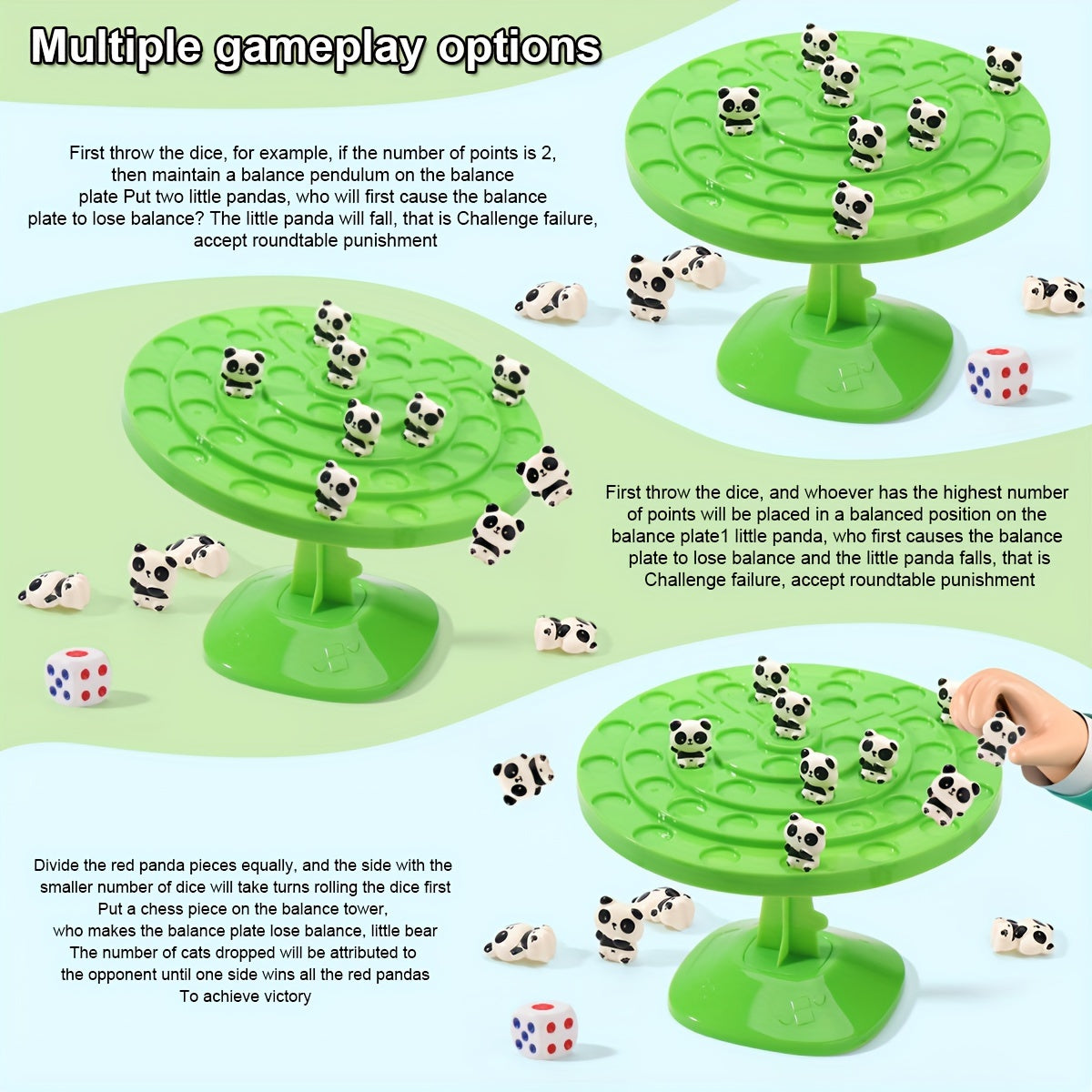 Panda Balance Tree Puzzle Toy for Kids