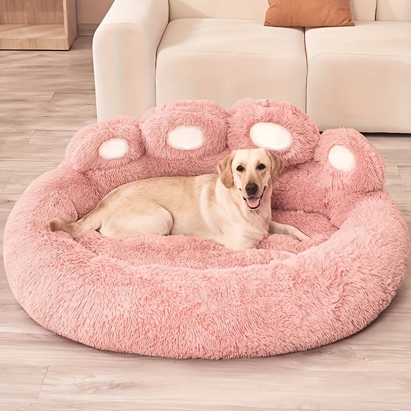 Washable Plush Calming Dog Bed