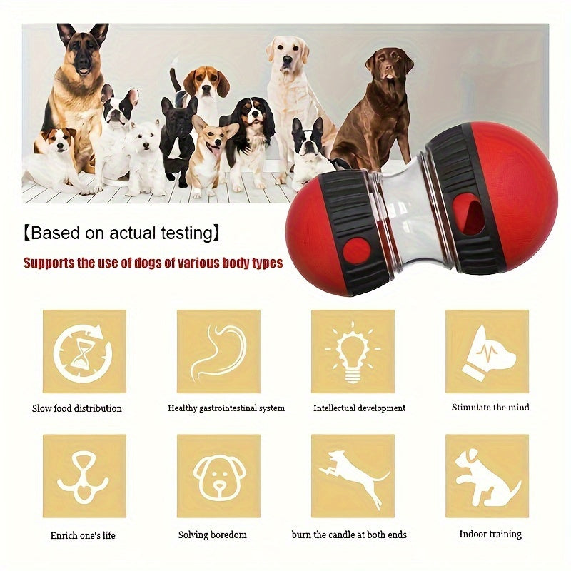 Interactive Large Rolling Treat Ball for Dogs