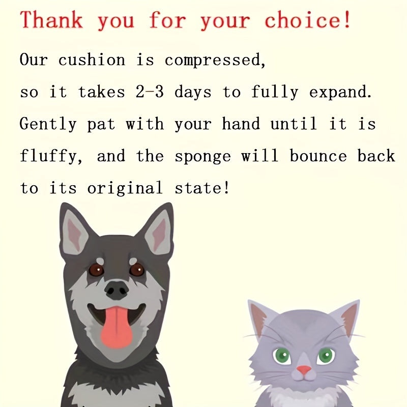 Washable Plush Calming Dog Bed