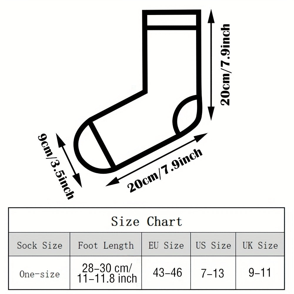 Non-Slip Breathable Funny Retirement Socks