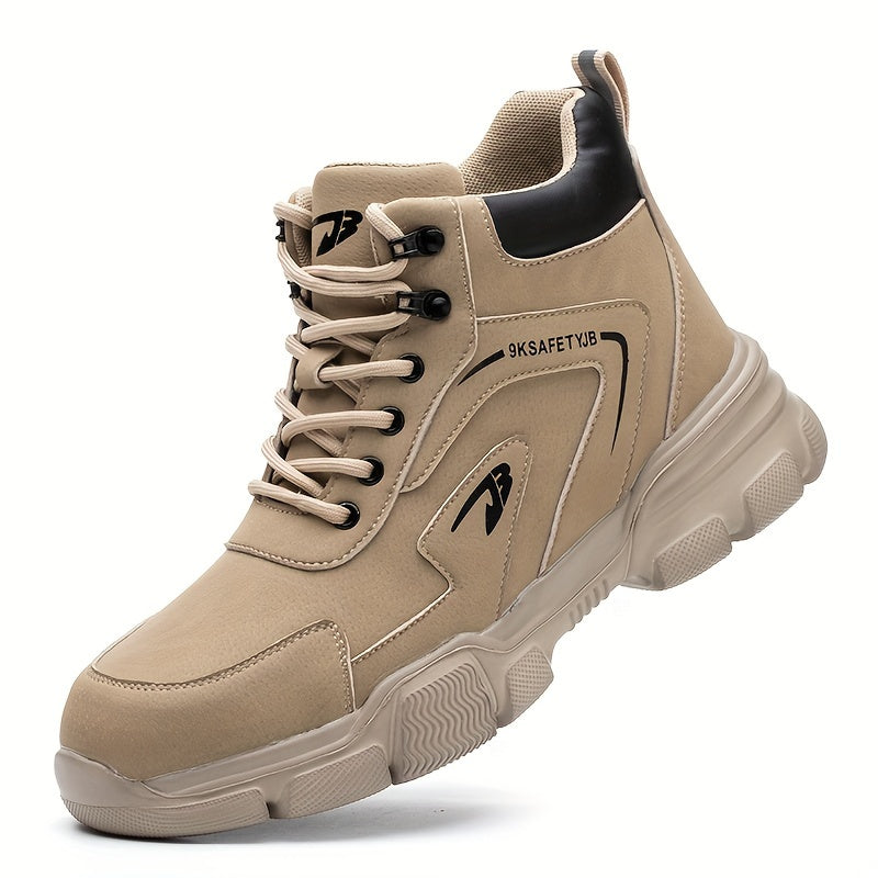 Classic Steel Toe Safety Shoes with Puncture-Resistant Sole