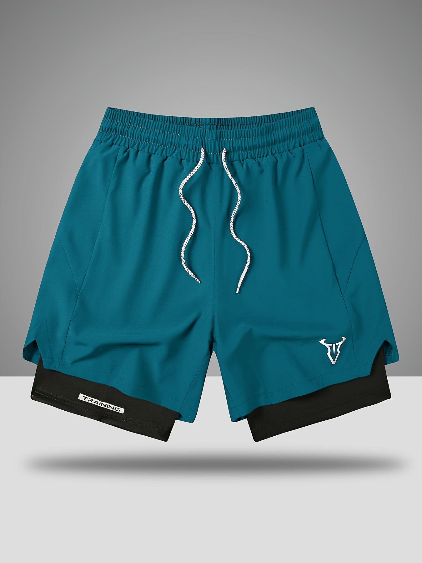 Fabian Men's Sport Shorts with Geometric Pattern and Light Stretch