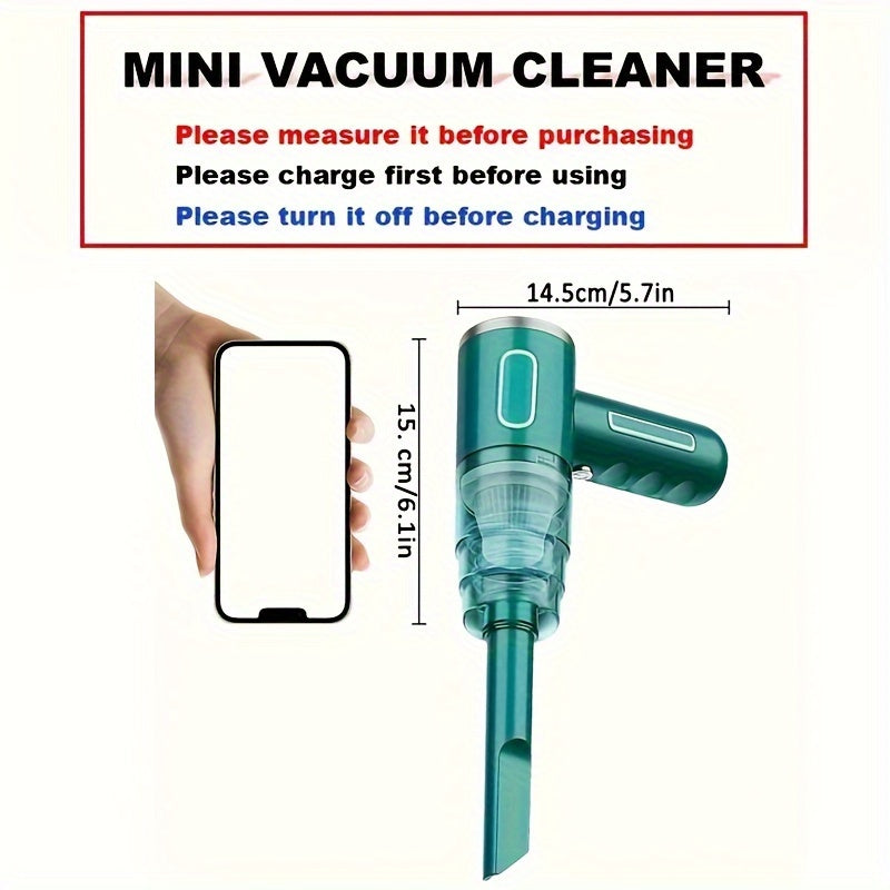 Rechargeable Portable Home and Car Vacuum Cleaner