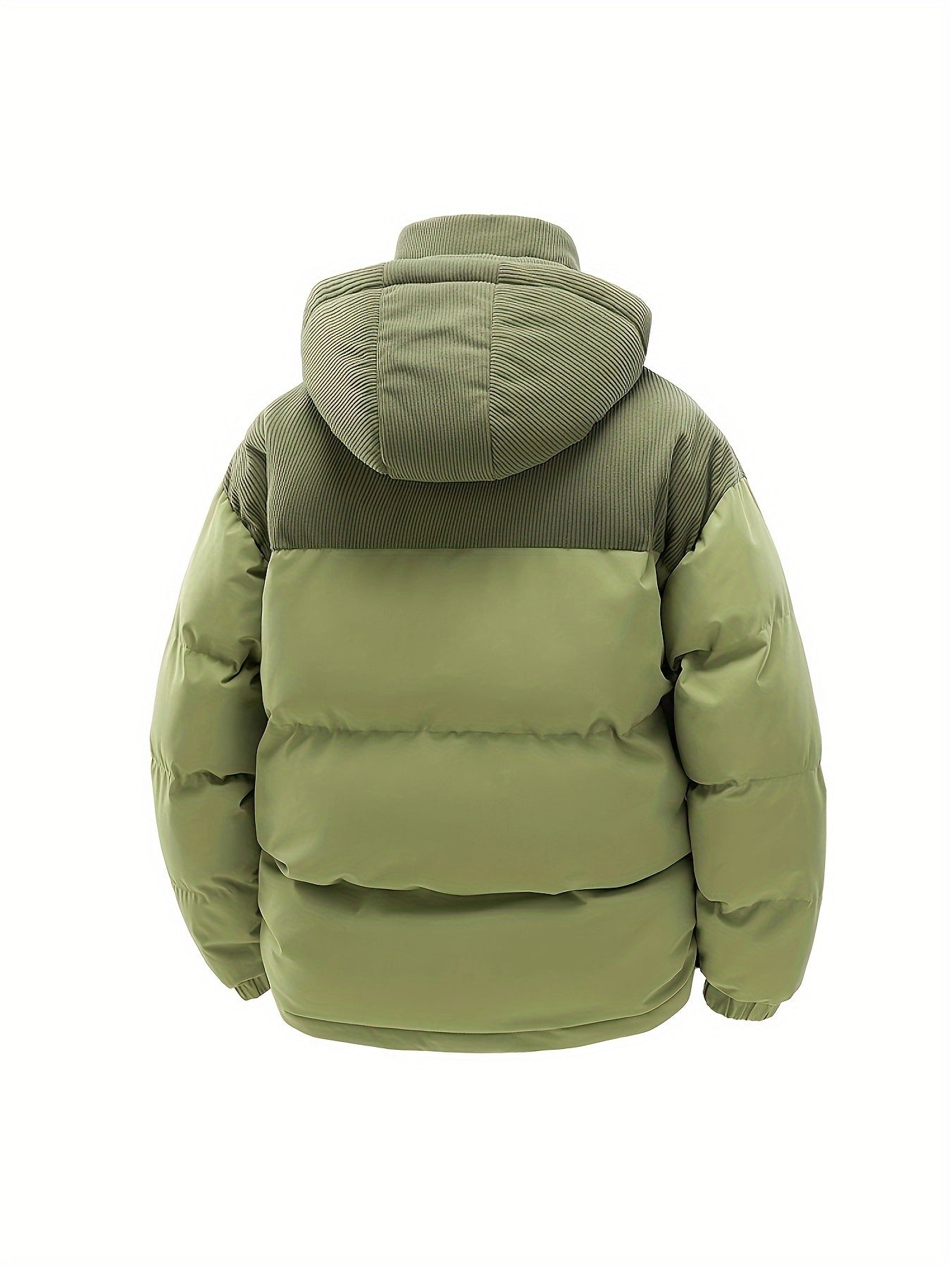 Casual Hooded Puffer Jacket with Fill