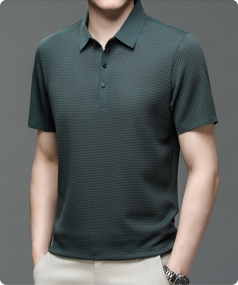 Men's T-Shirt with Buttons