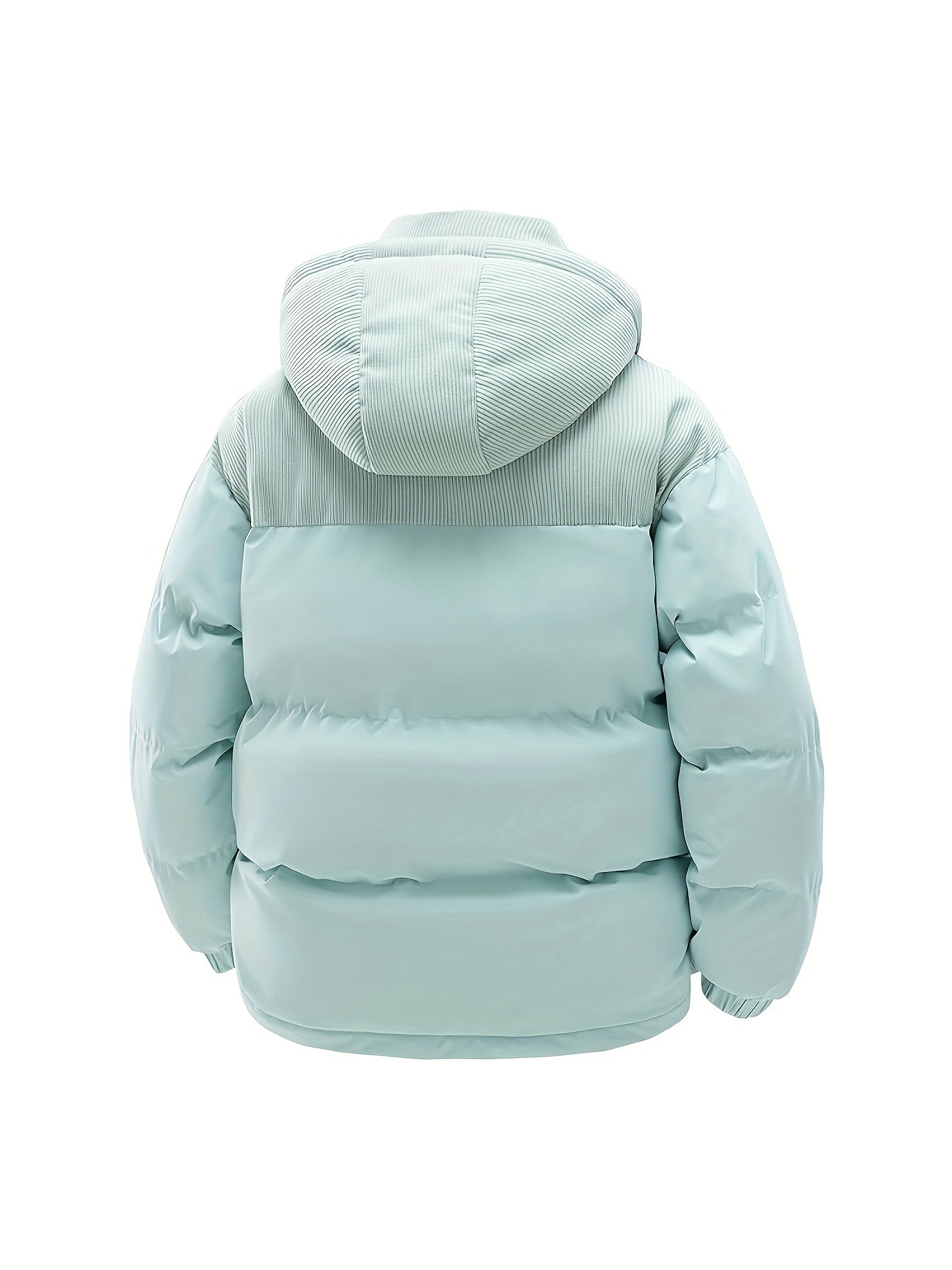 Casual Hooded Puffer Jacket with Fill