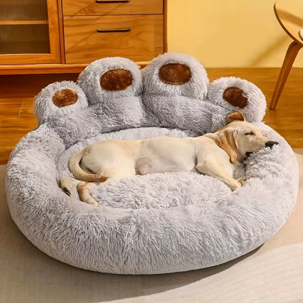 Washable Plush Calming Dog Bed