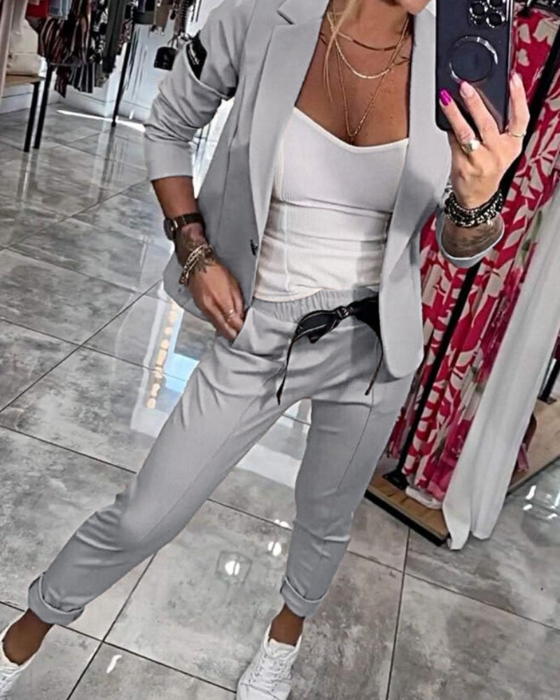 Elegantes Damen Blazer-Set zweiteilig