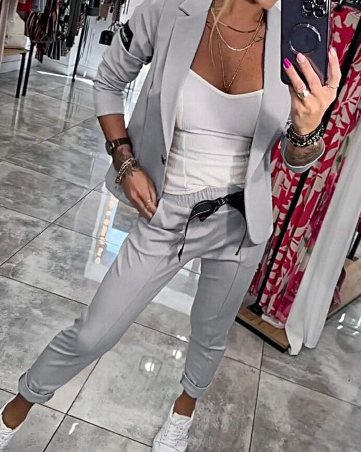 Elegantes Damen Blazer-Set zweiteilig