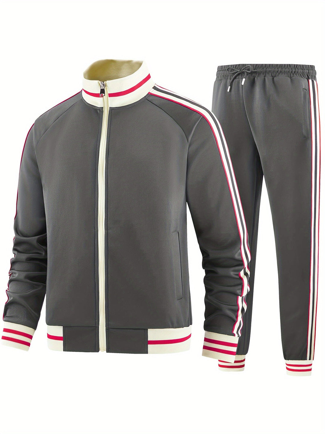Sportlicher Lässiger Herren Trainingsanzug Set