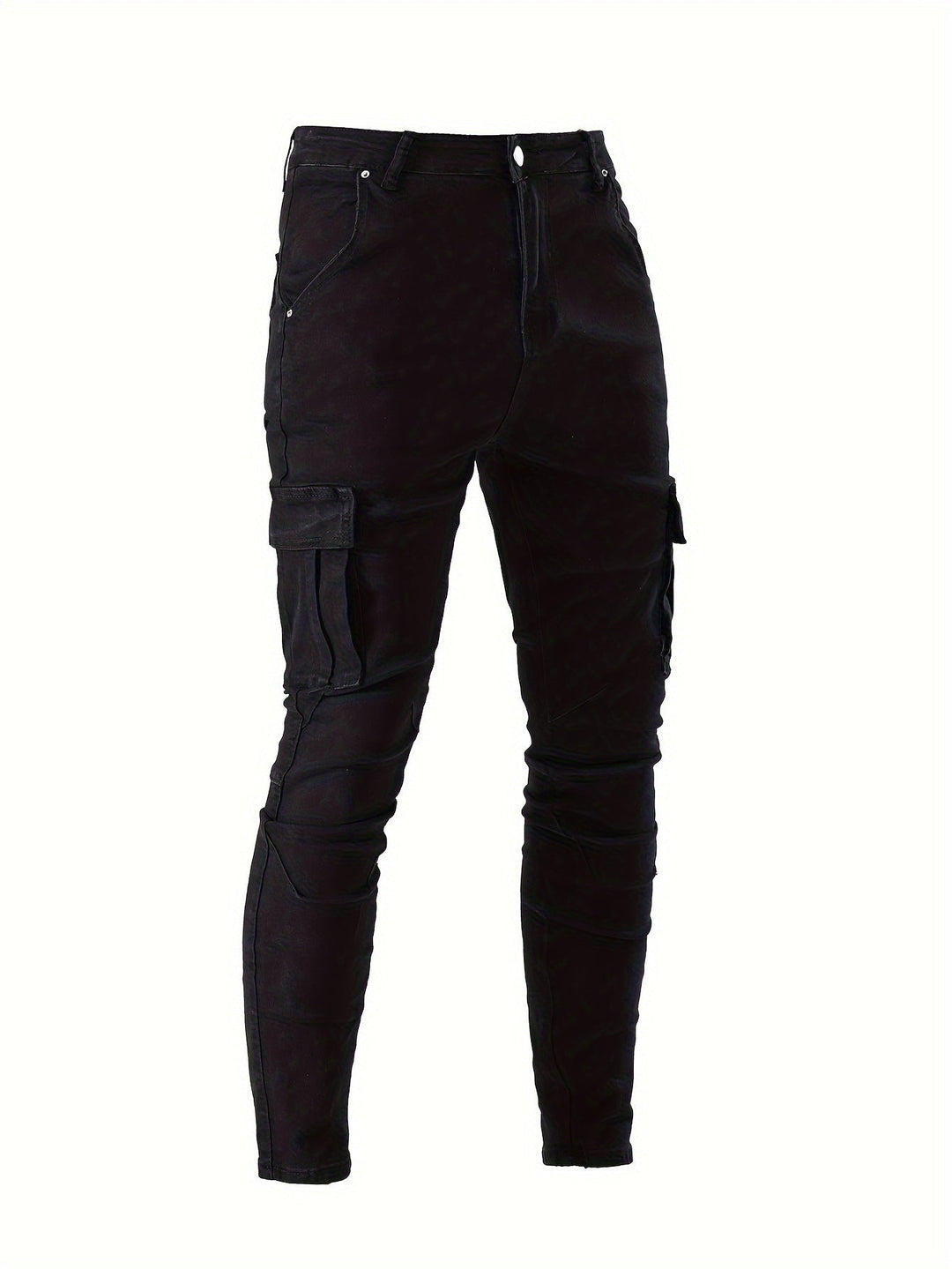 Marian Flexible Herren Slim-Fit Cargo-Jeans