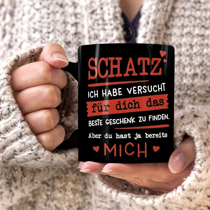 Romantische Keramik Damen Tasse