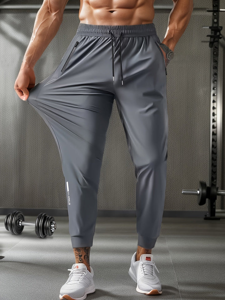 Lässige Herren Jogginghose mit Reißverschlusstaschen
